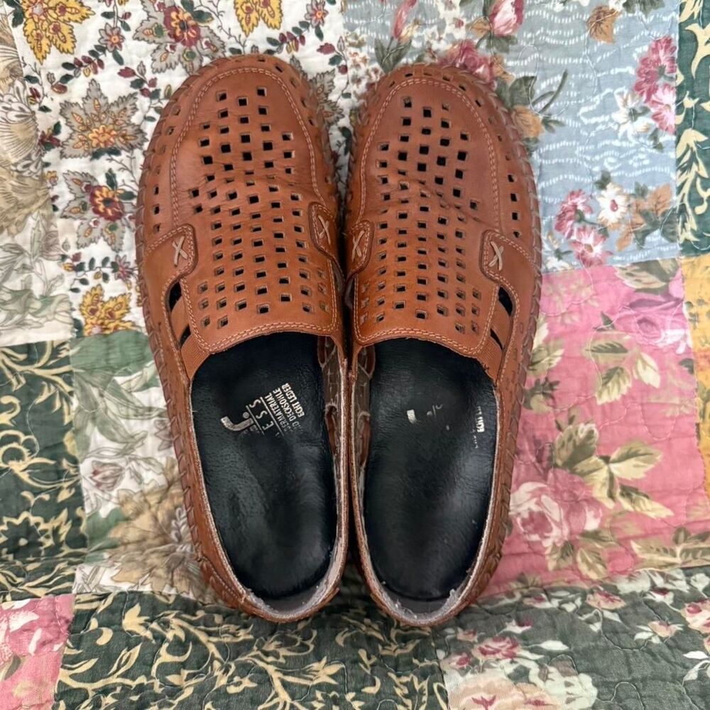 Rieker Women's Brown and Tan Clogs
